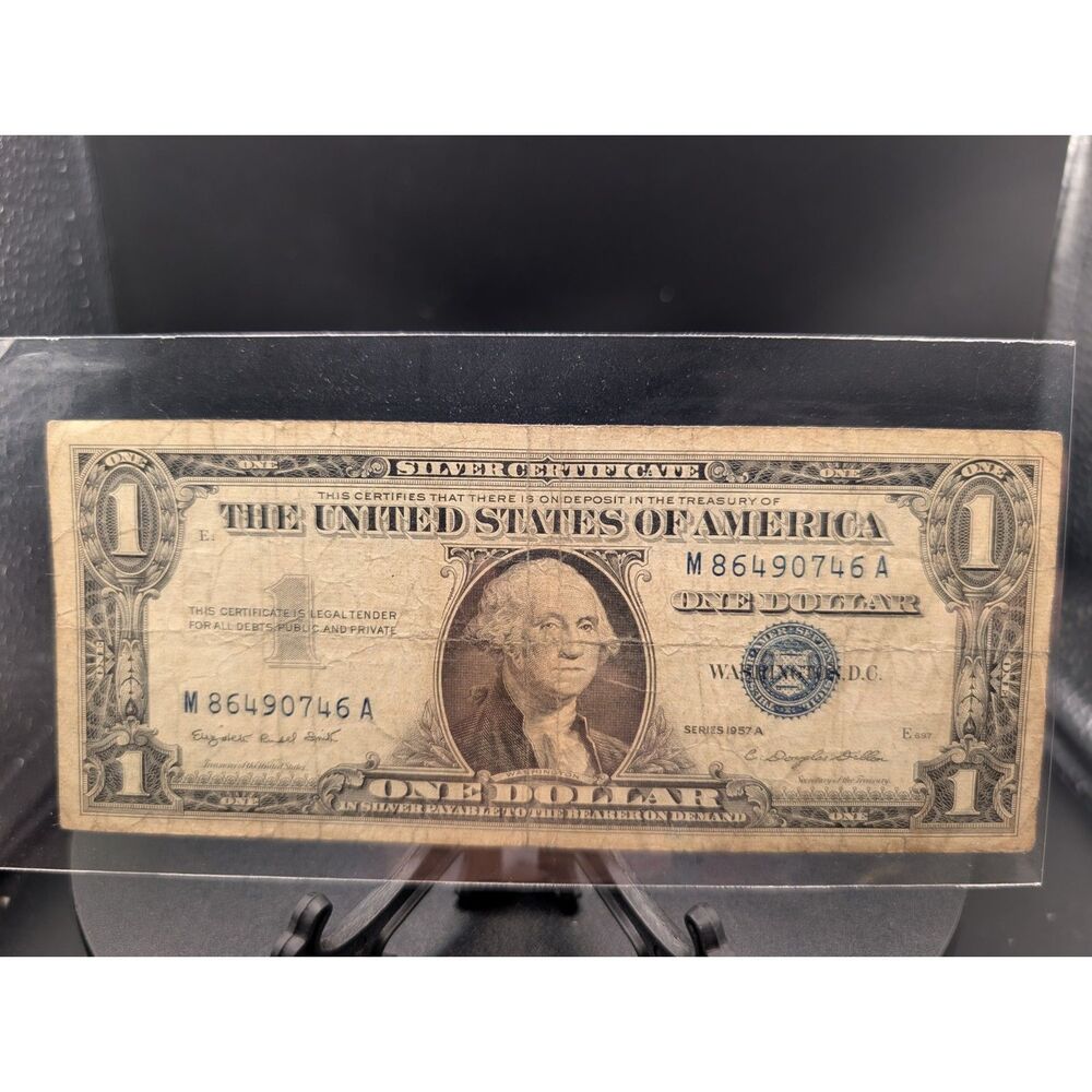 Series 1957 A One Dollar Silver Certificate Note M86490746A